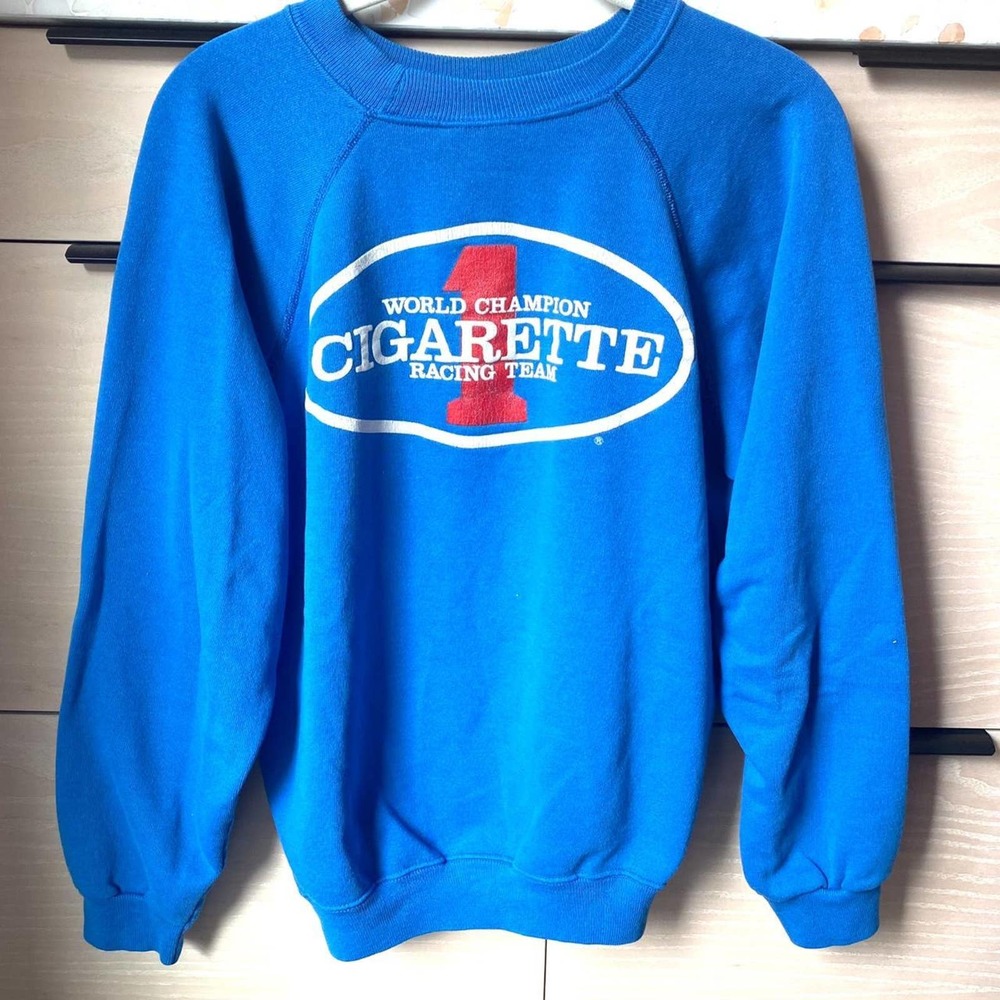 Vintage cigarette racing team crewneck